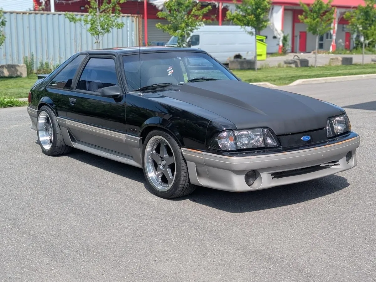 Ford Mustang Fox body avant Plasti Dip